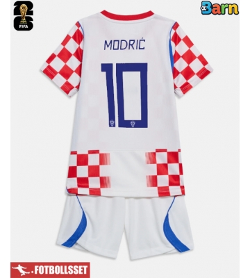 Kroatien Luka Modric #10 Hemmatröja Barn VM 2026 Kortärmad (+ Korta byxor)
